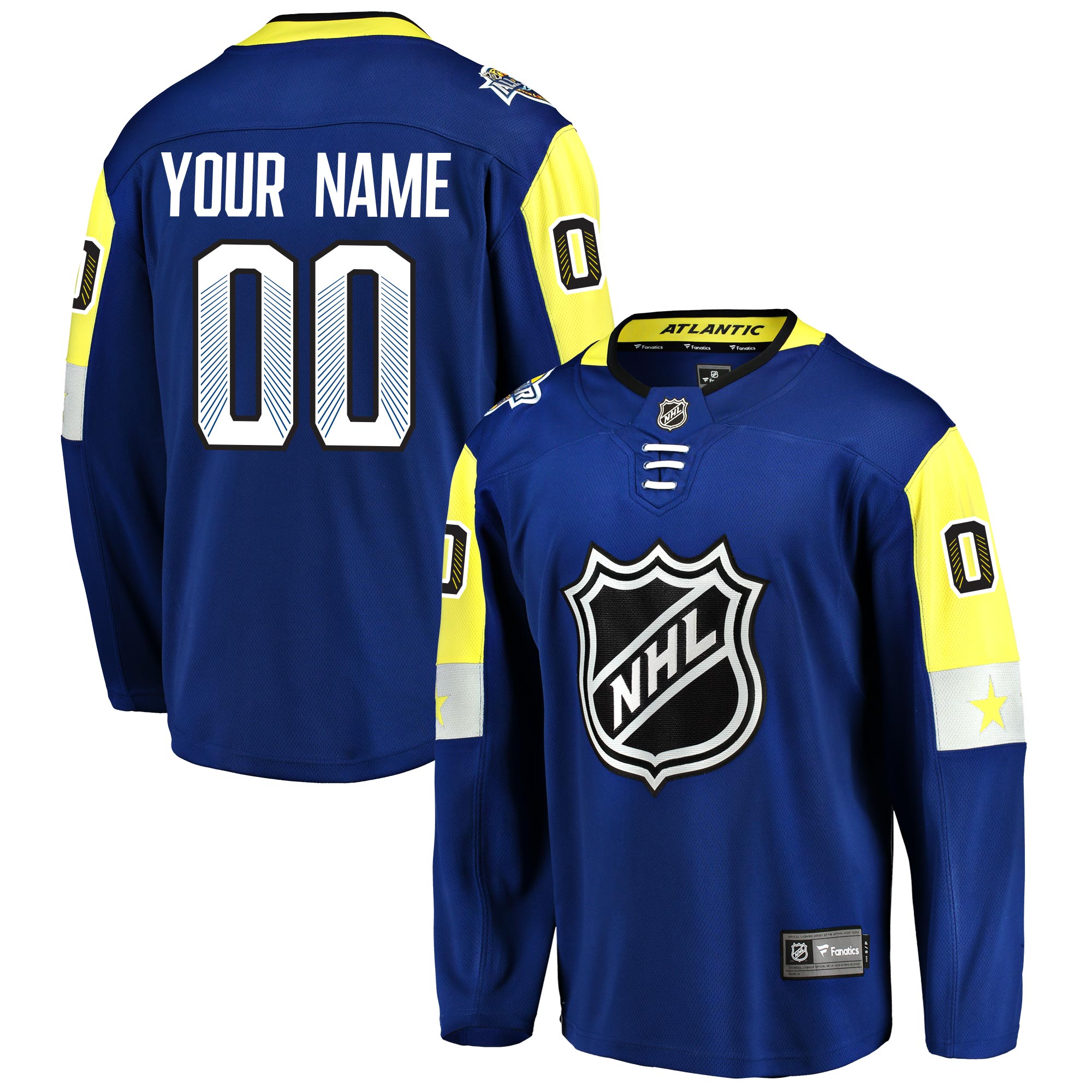 Mens NHL Atlantic Division All Star Fanatics Branded Breakaway Jersey  Customised->customized nhl jersey->Custom Jersey